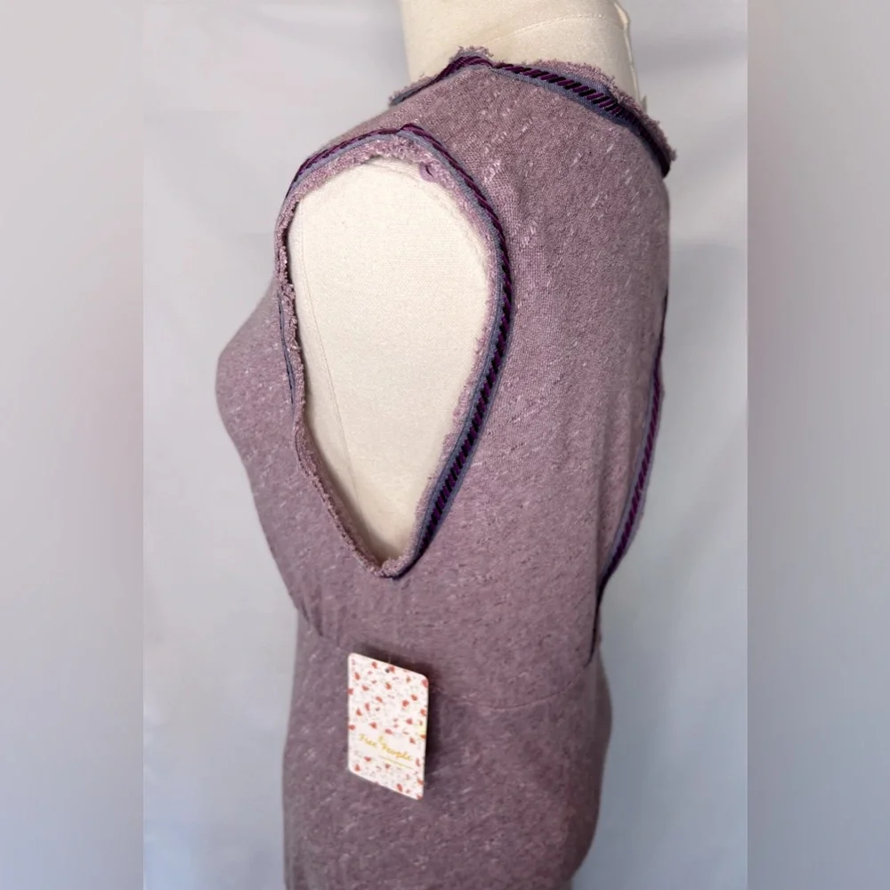 NWT Free People Sabrina Maxi Dress in Lavender Heather - Picture 9 of 12